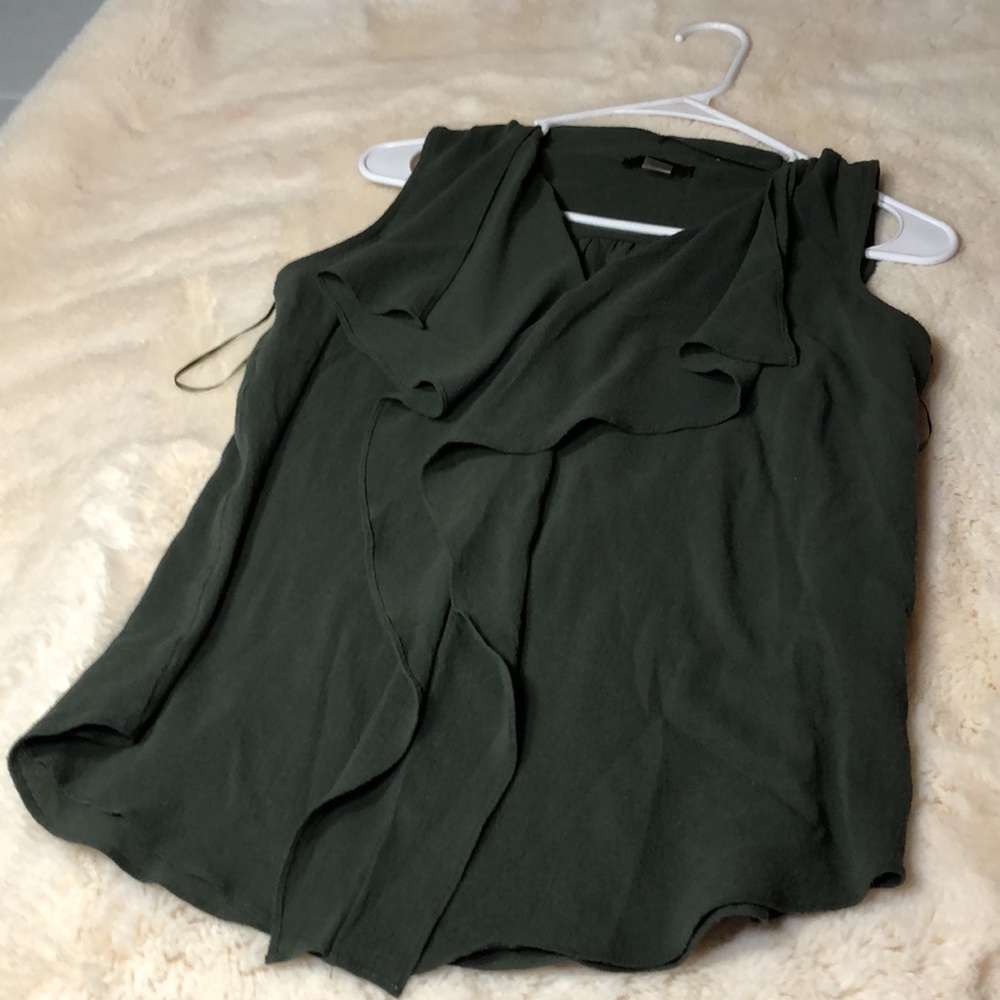 Money Green Sleeveless Top